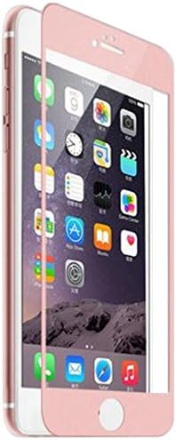 Iphone 7 Plus Full Coverage Screen Protector,JELLYEA Curved Carbon Fibre 3D 9H Tempered Glass Anti-Fingerprint Scratch-Resistant for Apple7 Plus,5.5",RoseGold