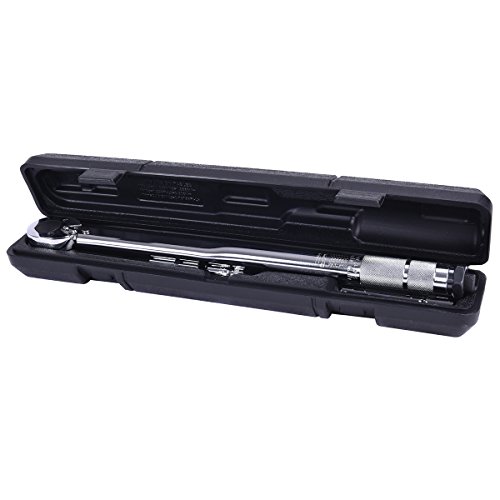 Costway Automatischer Drehmomentschlüssel Set 1/2 Zoll 28-210NM mit 125mm Verlängerung und Steckschlüsseln 17/19, 21mm - 6