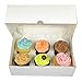 Produktbild Premium Cupcake-Box für 6 Cupcakes mit Fenster und Trennwand (10) 1. Klasse Post