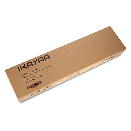 IKAYAA Faltschrank Stoffschrank Kleiderschrank mit Kleiderstange 160 x 90 x 45cm INS20489 - 9
