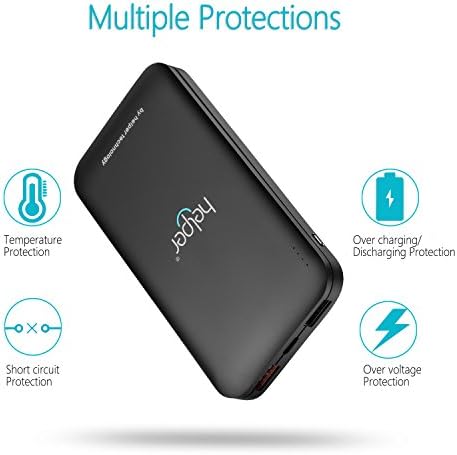 USB C PD Power Bank,Helper 10000mah 18W Power Delivery Portable Charger, External Battery with High-Speed Charging Technology, Phone Charger Power Pack for iPhone 8 / 8 Plus / X, Samsung etc. (black)