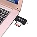 Produktbild Wokee 3 in 1 USB3.1 Kartenleser, Typ C OTG SD / Micro SD Kartenleser mit USB 2.0 & Micro USB Stecker OTG Kartenlesegerät mit USB C USB A Micro USB Anschluss