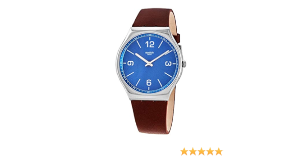 Buy Swatch SKINWIND Sun-Brushed Blue Dial Men's Watch SS07S101 Online at  Low Prices in India - Amazon.in