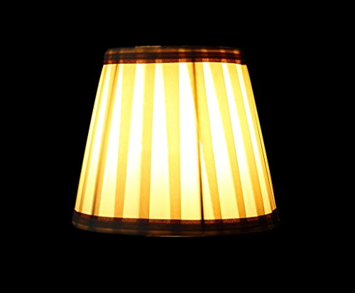 Splink 2pcs Lampenschirm Clip-On E12/E14 Stain Stoff Stehlampe Wandlampe Tischlampenschirm Modern Stil 100*150*130mm - 8