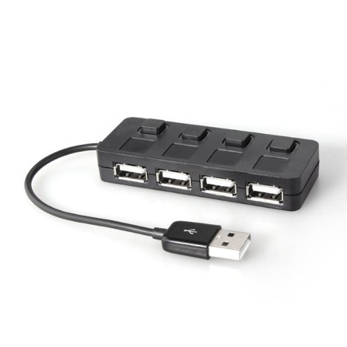 SODIAL (R) Hub 4-Port Multiplier USB2,0 480Mbps X Laptops integrierte Vorrichtung Hub - 2