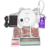  Ankamal Elec Maquina Eléctrica de Pulido para Uñas, Kit de Manicura & Pedicura Nail Drill Machine Herramientas de Manicura y Pedicura de Torno Máquina de Pulido de Uña Eléctrica Profesional