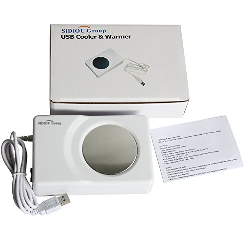 Sidiou Group Wärmer USB-Untersetzer Vakuum-Schalen-Auflage USB-Mini-Kühlschrank Kühlung heißer und kalter Dual-Use-Untersetzer Computer gewidmet Temperatur Heizung USB-Tassenwärmer - 2