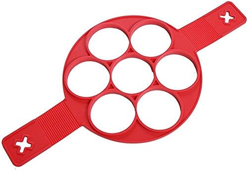 Non-stick Silicone Rings for Eggs and Pancakes - A Fantastically Fast & Easy Way to Make Perfect Pancakes