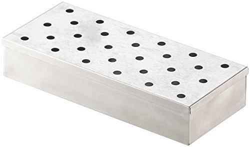 Rosenstein & Söhne Grillzubehör: Räucherbox für Gas- und Holzkohlegrills (Smokebox für Grill)