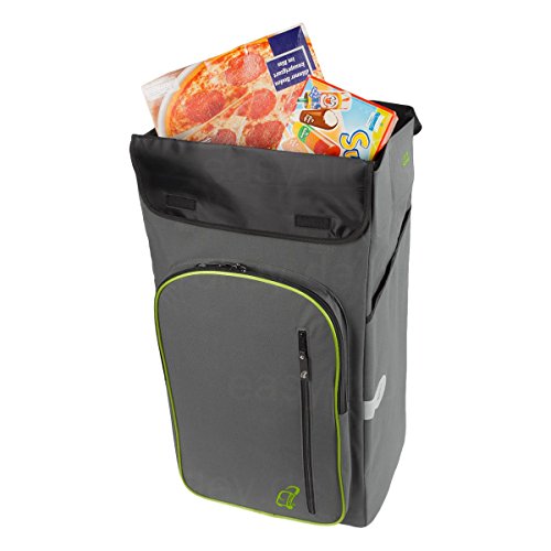 Andersen Royal XXL Einkaufstrolley | luftbereifte Räder | abnehmbare Einkaufstasche TOTO Grau | Kühlfach | 3 Jahre Garantie - 6