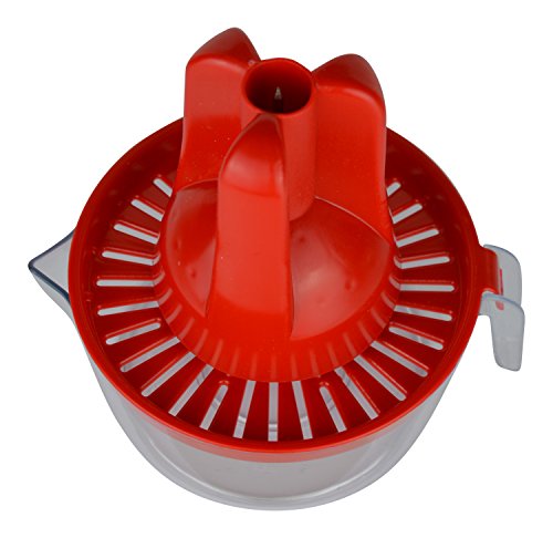 IKOLIFE Zitruspresse mit Dorn. Endlich ohne Kraftaufwand! Einzigartig einfach! Entsaften von Orangen, Zitronen oder Limetten. (Orangenpresse, Zitronenpresse, Limettenpresse) BPA frei, Made in EU - 2