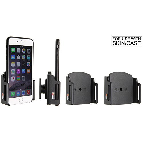 Brodit 511667 Soporte para dispositivo pasivo Apple iPhone 6 Plus, 6S Plus, 7 Plus, X, XS y XS Max, ajustable (ancho: 75-89 mm, profundidad: 2-10 mm) para dispositivos con una cubierta protectora delgada