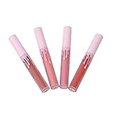 VWH 4 Farben Wasserdichte Dauerrhaft Matte Flüssigkeit Lipgloss Lippenstift Kosmetik