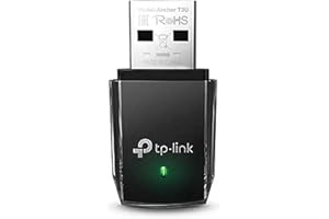 TP-Link Clé WiFi Puissante AC1300 Mbps, adaptateur USB wifi, dongle wifi, USB 3.0 Double Bande, 2.4G / 5GHz, MU-MIMO, compati