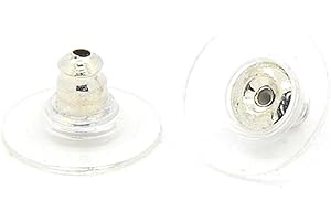 LA BOUTIQUE DE KARINE Juego DE 30 Extremos Clasp PLASTICO/Metal Plata - Creation Perlas