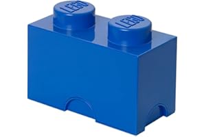 ROOM COPENHAGEN LEGO kamień do przechowywania, 2 wypustki, pudełko do przechowywania, 2,6 l, niebieski