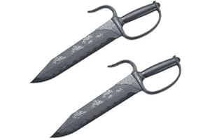 PLAYWELL Martial Arts Black Polypropylene Plastic " Shaolin Wing Chun" Training Knives