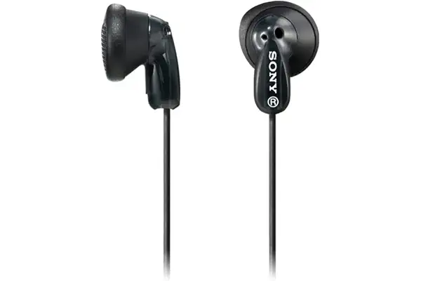 Sony MDRE9LPB - Auriculares de Botón, Color Negro, Intraurales, Alámbrico