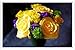 Produktbild Metall Poster Blechschilderplatte Blechschild Plakat Flower Tin Sign Roses Flowers Buds Vase Close-Up 41462 Retro Weinlese Kunstdrucke by hamgaacaan (20x30cm)