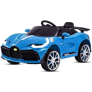Baybee Veyron Electric Baby Toy Car Rechargeable Battery Operated Ride-On Car for Kids Baby with 12V Motor, Children Sports Car , Baby Car for Kids to Drive for Boys & Girls Age 2 to 5 Years (Blue)