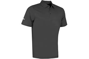 CALLAWAY APPAREL Callaway Golf Mens 2024 Swingtech Solid Stretch Moisture Wicking Polo Shirt