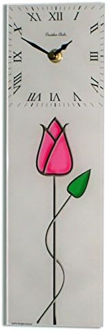 Tulip with Twist Acrylic Glass Kitchen Wall Clock