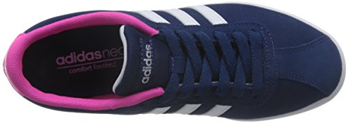 adidas Damen Courtset W Turnschuhe, Mystery Blue Ftwr White / Shock Pink - 7