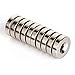 Produktbild Masterein 10pcs N52 Kleine Runde Magneten Seltene Erden Neodym 20mm x 5mm Ring-Loch 5mm