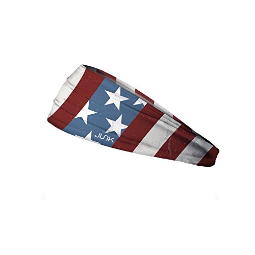 JUNK BrandsContinental Big Bang Lite Headband, Red/White/Blue, One Size