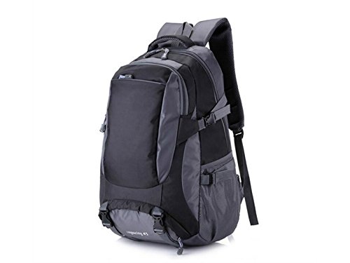 HBNGVF Einfach Männer Frauen Sport Outdoor Große Kapazität Klettern Rucksack Wandern Reisetasche (Rot)