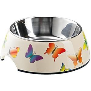 Hunter 2in1Schale aus Melamin/Schmetterling 160ml (2Stück)