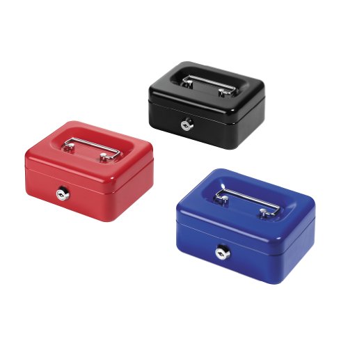 Herlitz 5014105 medium - Caja de caudales con cerrojo  15 5 cm  colores diversos