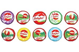 Alcara FaisTonGateau - fèves thème Mini Babybel - Fèves de Collection pour Galette de Rois Epiphanie - 10 fèves Multicolores