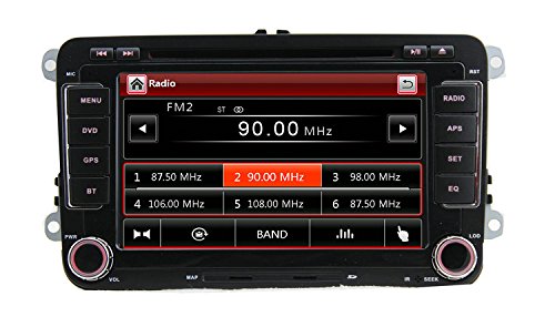 Navegador Volkswagen Golf V, VI / Passat B6, B7, CC - Táctil 2 DIN 7