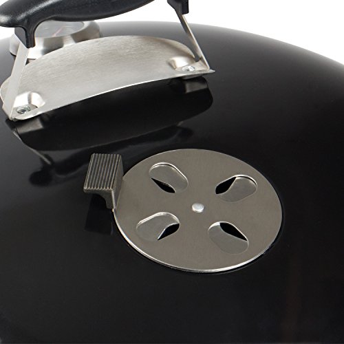 Rustler RS-0876 Holzkohle Kugelgrill, 58 cm, schwarz, 57 x 57 x 106 cm - 9