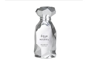 MY PERFUMES Arabiyat Prestige Marwa Eau de Parfum, 100ml, Silver For Men Made in UAE