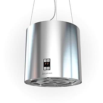 Bergstroem Design Inselhaube Dunstabzugshaube freihängend Edelstahl