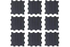 Nakloe - Suelo Gimnasio - (9 Piezas - 30x30 Cada Pieza) - Tatami - Suelo Goma Eva - Acolchado - Puzzle - Gimnasio en casa - Antiruido