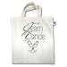 Produktbild Shirtracer JGA Junggesellinnenabschied - Team Bride Sektgläser - Unisize - Natural - XT500 - Jutebeutel kurzer Henkel