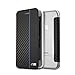 Price comparison product image BMW BMBKTRI8LCAPNBK Hard Cell PU Carbon Fiber Case for Apple iPhone 8 Plus/7 Plus - Black/Blue
