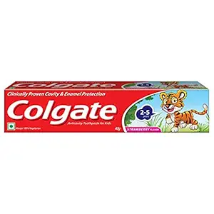 Colgate Kids Strawberry Toothpaste,Cavity Protection, 40g