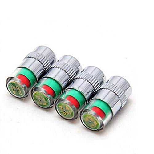 Preisvergleich Produktbild GLQ Autoverhren Druckabnahmen Reifendruckdruck Warnungen Caps Überwachung und Inspektion Caps, um vorzeitige Reifenabnahme oder unzureichende ReifenInflation zu verhindern.