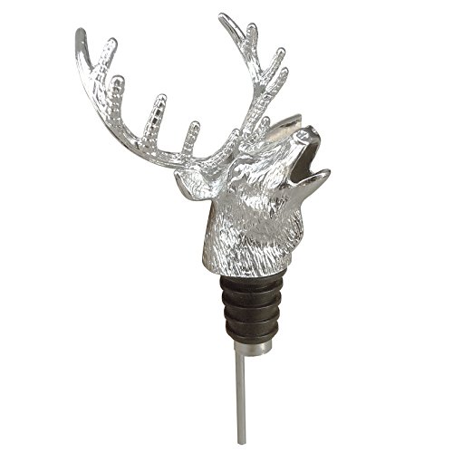 Hirschkopf Flaschenausgießer Weinausgießer Ausgießer Anti-Tropf Bar Wein Stopper - 2
