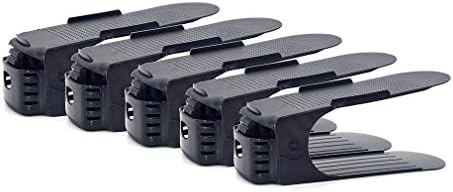 Medipdy 5 Pcs Shoes Rack Organizer,Space Saver Rack Holder Black