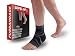 Produktbild Levelup-Sports - Fußbandage Premium Qualität - Sprunggelenk-Bandage für Schmerzlinderung, Stabilisierung, Schutz und Kompression - Für Fitness und Sport - links & rechts tragbar (M)