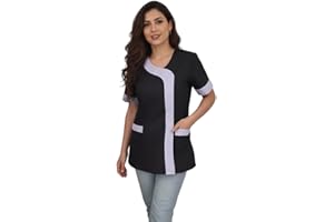 PETER'S ABITI DA LAVORO Camici da Lavoro Donna,Casacca Estetista,Parrucchiera,Cuoca,Alimentari,Maestra Asilo