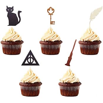 Set Of 15 Jevenis Harry Potter Inspired Cupcake Topper Harry