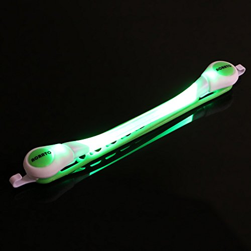 ACRATO LED Fahrradbeleuchtung Fahrrahdlampe Siliconleuchte 3 Licht Modi Wasserdicht, Befestigung an Rahmen Rad Backpack - 9
