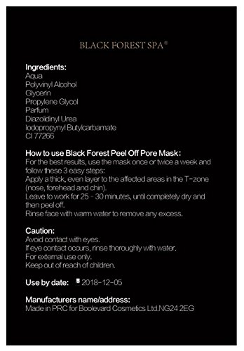 Black Forest Spa® Akne Blackhead Killer Anti-Akne-Gesichtsmaske Peel Off Maske 10er Pack 10x6ml - 3