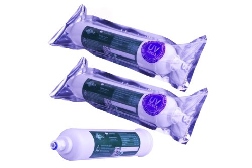 2 x Wasserfilter fr Samsung LG Khlschrnke (Side by Side) Anschluss ber 5 mm Schlauch beidseitig